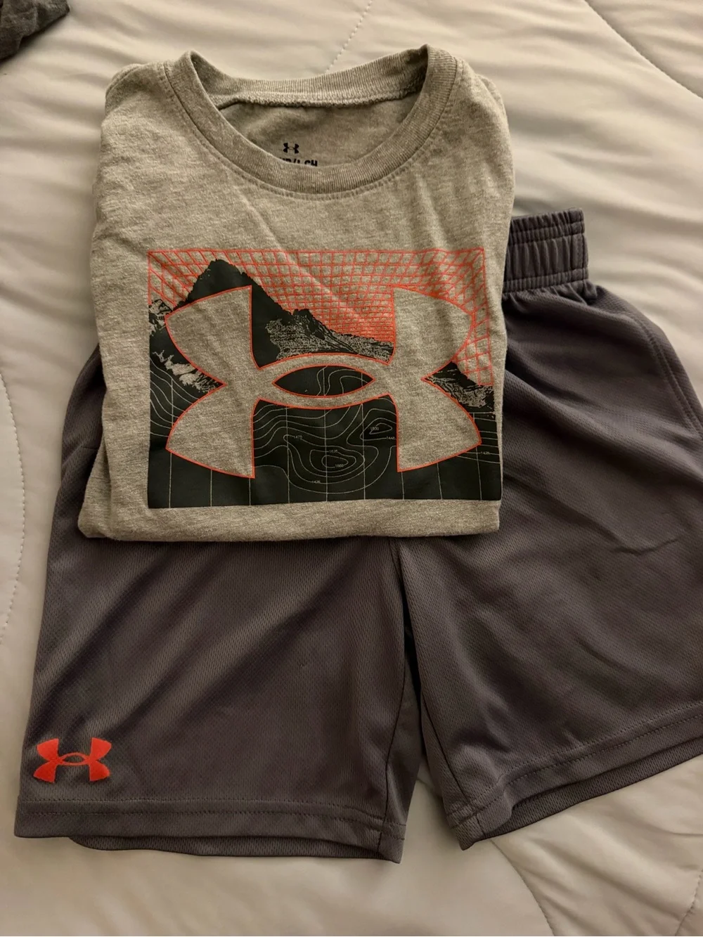 Boys size small Adidas and Under Armour sets